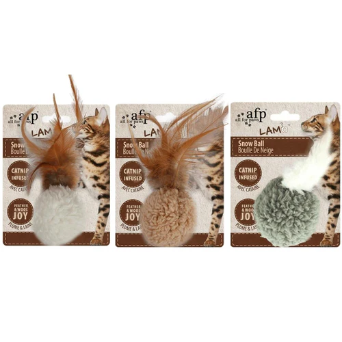 All for Paws
      
      
      ALL4PAWS LambsWool Igračka za mačke Lopta Snežna, Catnip, 3cm, raznih boja