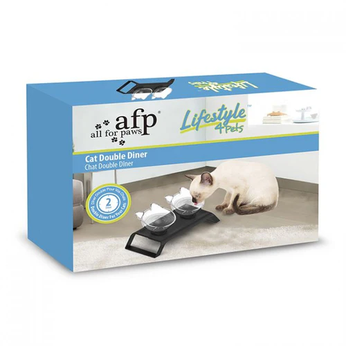 All for Paws
      
      
      ALL4PAWS Lifestyle 4Pets Činija Double Dinner s postoljem, 2x200ml