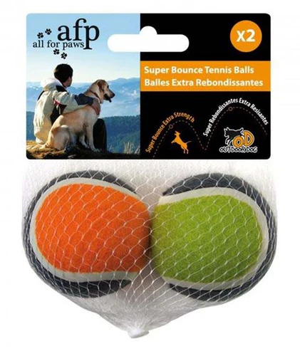 All for Paws
      
      
      ALL4PAWS Outdoor Igračka za pse Super Bounce Lopte Tenis 2 kom,  6,5cm