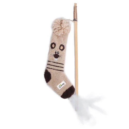 All for Paws
      
      
      ALL4PAWS Socks Igračka za mačke Mahalica Miš, Braon, 122cm
