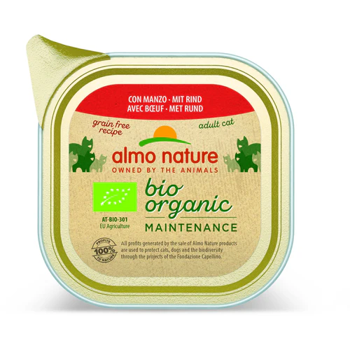 Almo Nature
      
      
       Biorganic Pašteta za mačke s govedinom, 85g