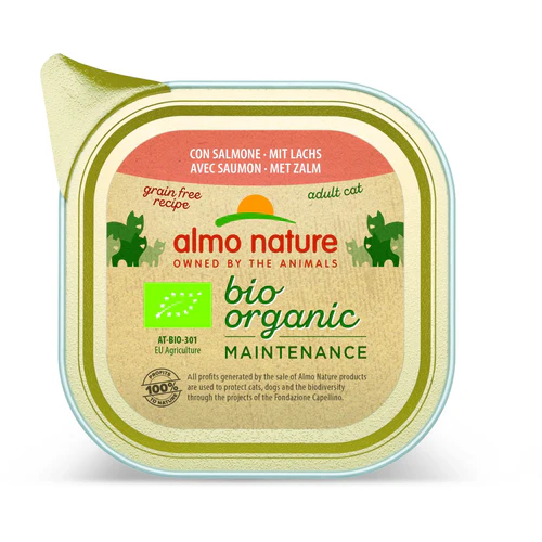 Almo Nature
      
      
       Biorganic Pašteta za mačke s lososom, 85g