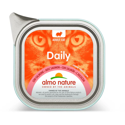 Almo Nature
      
      
       Daily Pašteta za mačke s lososom, 100g