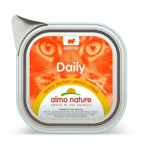 Almo Nature
      
      
       Daily Pašteta za mačke s piletinom, 100g