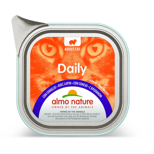 Almo Nature
      
      
       Daily Pašteta za mačke s zečetinom, 100g
