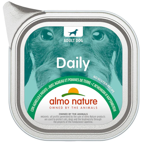 Almo Nature
      
      
       Daily Pašteta za pse s jagnjetinom i krompirom, 100g
