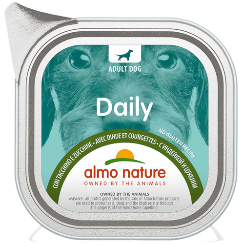 Almo Nature
      
      
       Daily Pašteta za pse s ćuretinom i tikvicama, 100g