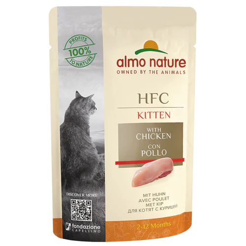 Almo Nature
      
      
       HFC Complete KITTEN, kesica s piletinom, 55g