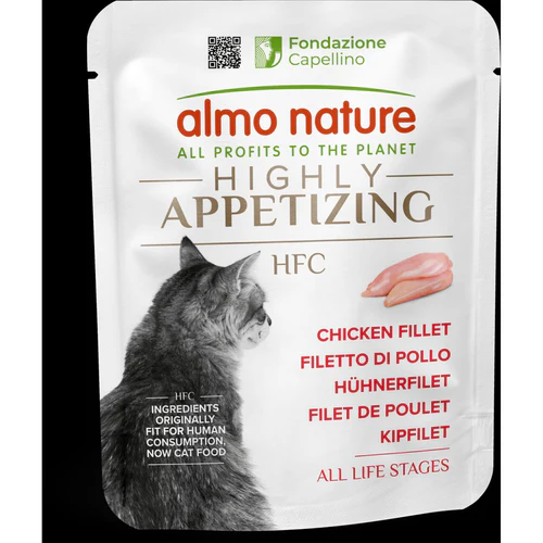 Almo Nature
      
      
       HFC Highly Appetizing kesica za izbirljive mačke s piletinom, 50g