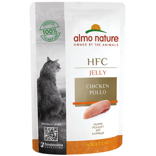 Almo Nature
      
      
       HFC Jelly kesica za mačke s piletinom, 55g