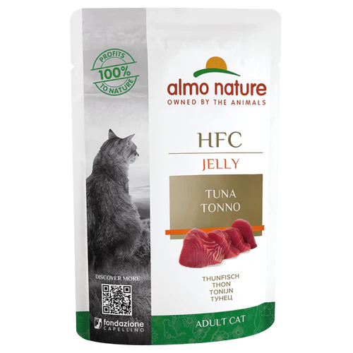 Almo Nature
      
      
       HFC Jelly kesica za mačke s tunom, 55g