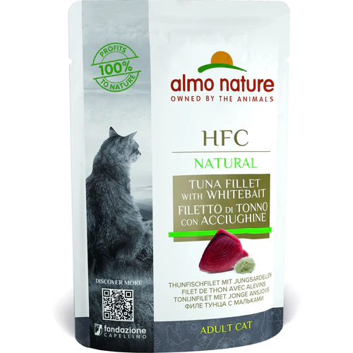 Almo Nature
      
      
      OUTLET  HFC Natural kesica za mačke, Tuna i Papiloni, 55g