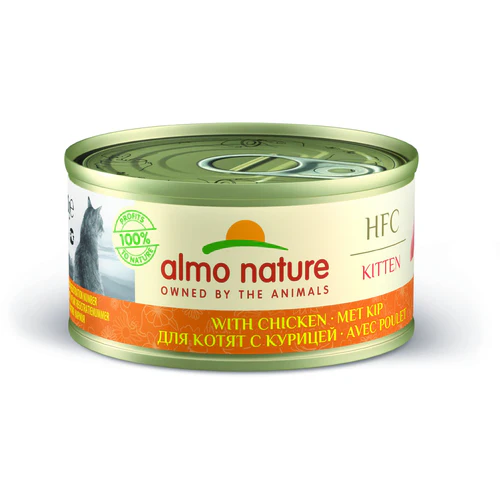 Almo Nature
      
      
      OUTLET  HFC Natural konzerva za mačke Kitten s piletinom, 70g
