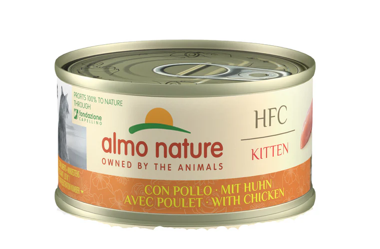 Almo Nature
      
      
      OUTLET  HFC Natural konzerva za mačke, Kitten s piletinom, 70g