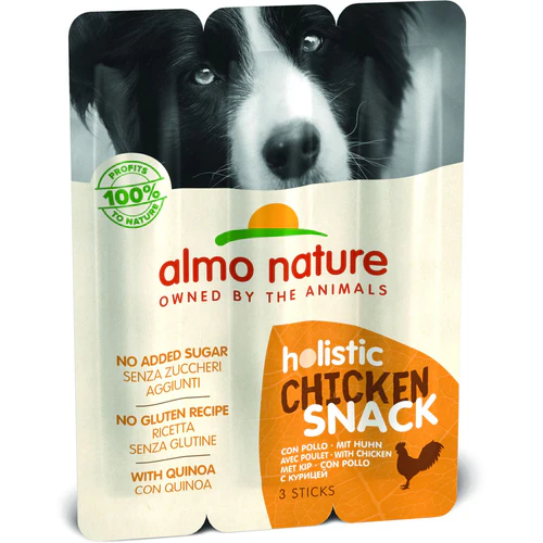 Almo Nature
      
      
      OUTLET  Holistic Poslastica za pse s piletinom, 3x10g