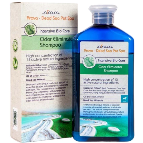 Arava
      
      
       Odor Eliminator, šampon za pse, za eliminaciju neprijatnih mirisa, 400ml