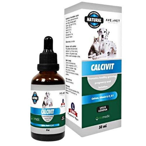 AveVet
      
      
       Oralni rastvor za pse i mačke Calcivit, s ukusom lososa