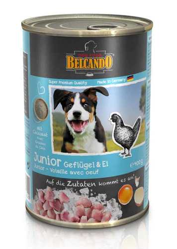 Belcando
      
      
       JUNIOR s piletinom i jajima, 400g