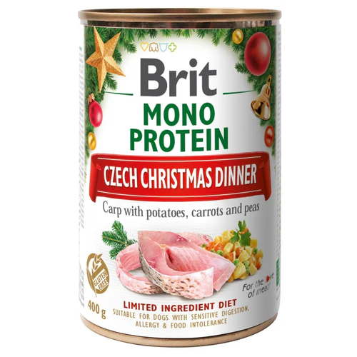 Brit Care
      
      
      BRIT Mono Protein, Christmas, sa šaranom i krompirom, bez žitarica, 400g