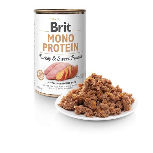 Brit Care
      
      
      BRIT Mono Protein, s ćuretinom i slatkim krompirom, bez žitarica, 400g