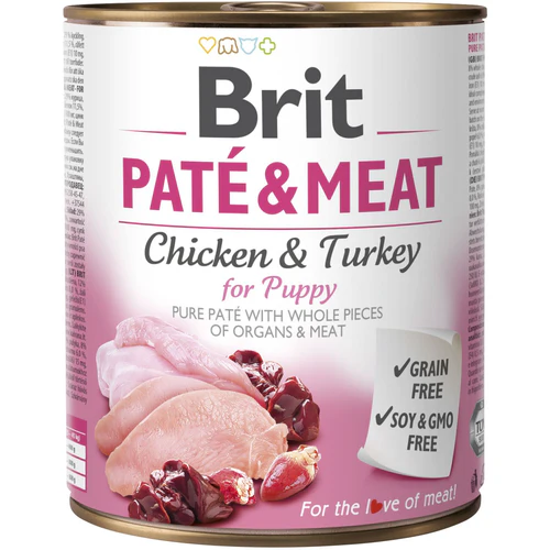 Brit Care
      
      
      BRIT Pat & Meat PUPPY, s komadićima piletine u pašteti, bez žitarica