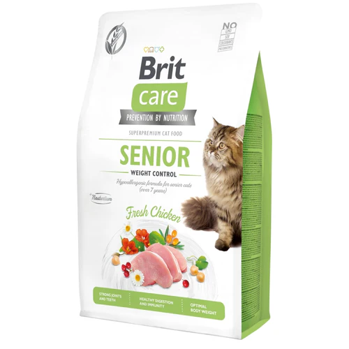 Brit Care
      
      
       Cat Senior Weight Control, bez žitarica