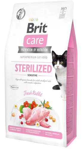 Brit Care
      
      
       Cat Sterilized Sensitive, bez žitarica