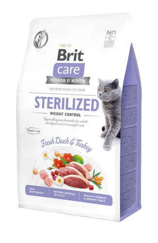 Brit Care
      
      
       Cat Sterilized Weight Control, bez žitarica