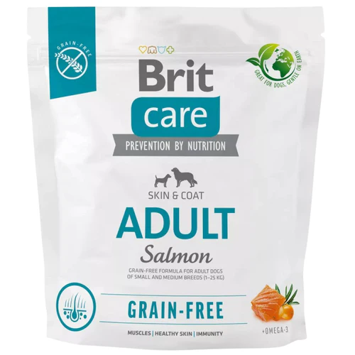 Brit Care
      
      
       GF Adult Small/Medium Breed, s lososom, bez žitarica