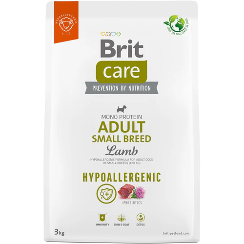 Brit Care
      
      
       Hypoallergenic, Adult Small, s jagnjetinom i pirinčem
