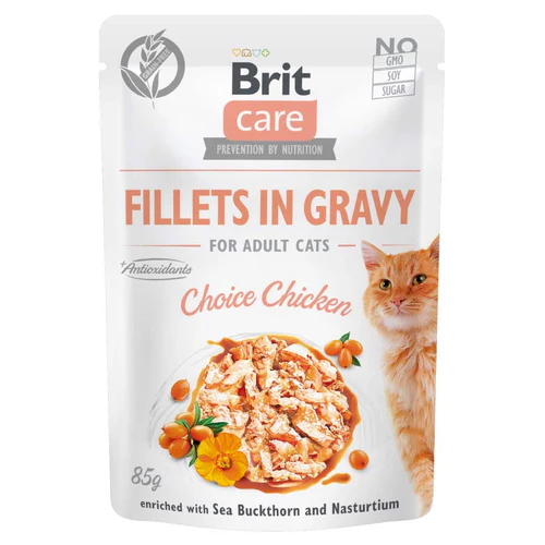 Brit Care
      
      
       kesica, fileti u sosu s piletinom, 85% mesa, 85g