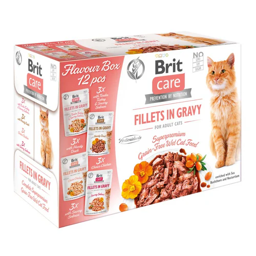 Brit Care
      
      
       kesice, Flavour fileti u sosu, 85% mesa, (12x85g) 1020g