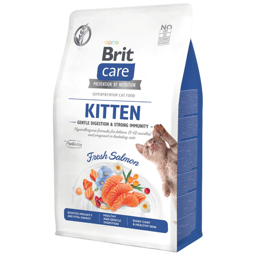 Brit Care
      
      
       KITTEN Gentle Digestion & Strong Immunity, bez žitarica