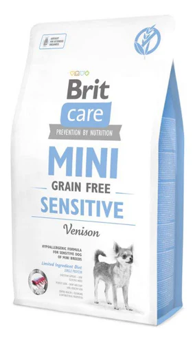 Brit Care
      
      
       Mini Sensitive, s mesom jelena, bez žitarica