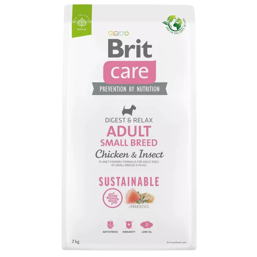 Brit Care
      
      
       Sustainable, Adult Small Breed, s piletinom i insektima