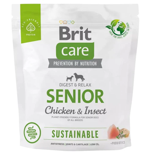 Brit Care
      
      
       Sustainable, Senior All Breed, s piletinom i insektima