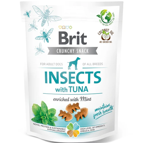 Brit
      
      
       Crunchy Cracker, hrskavi kreker s insektima i tunjevinom, 200g
