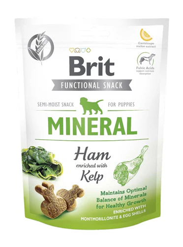 Brit
      
      
       Functional poslastica za štenad, PUPPIES, Mineral sa šunkom i kelpom, 150g