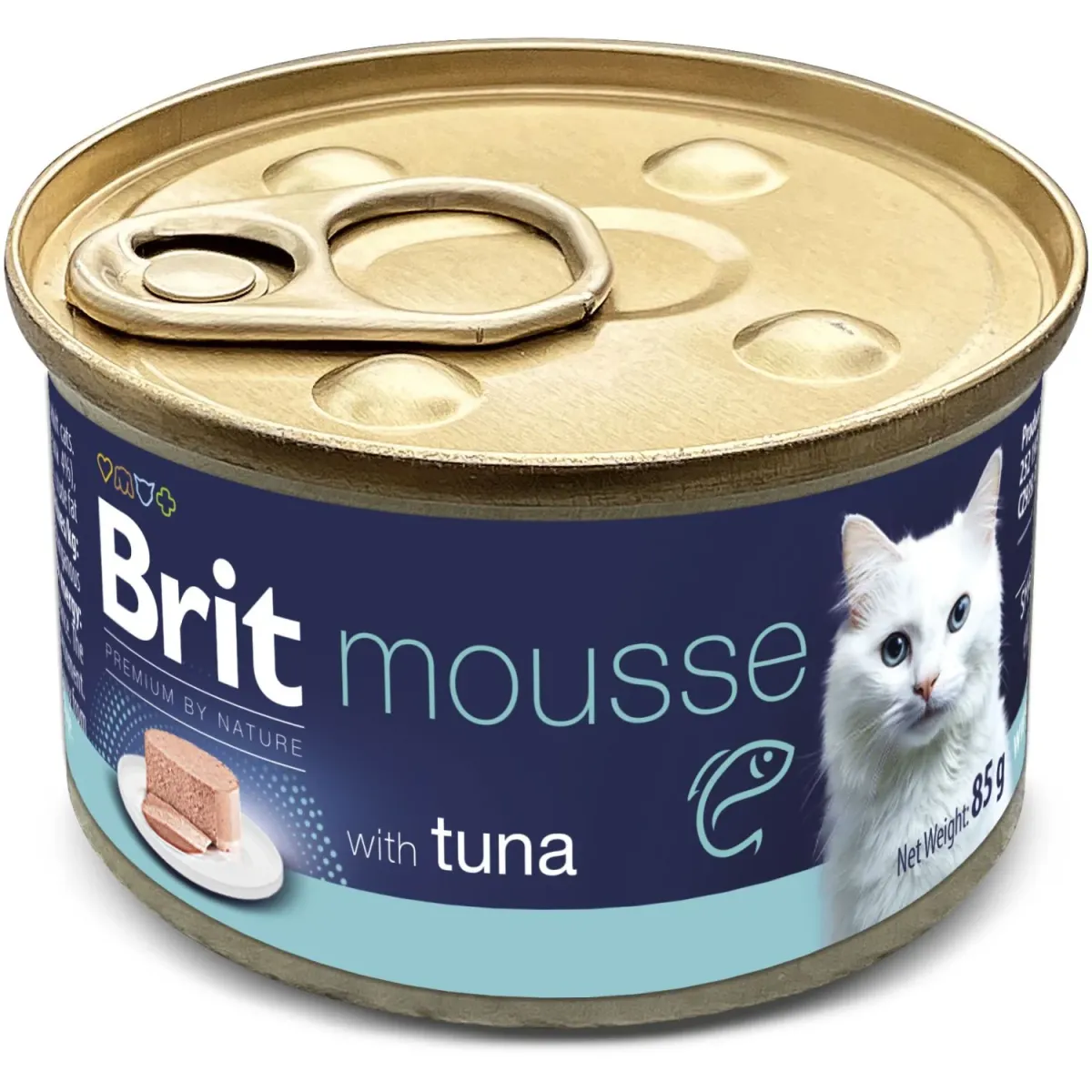 BRIT Nature mačke mus tuna 85 g
