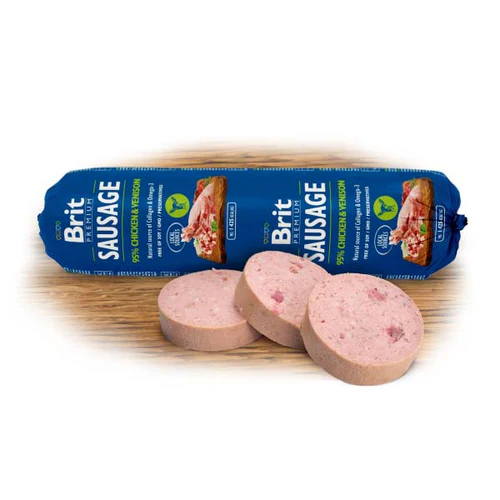 Brit Premium
      
      
       by Nature kobasica za pse, 95% mesa piletine i divljači, 800g