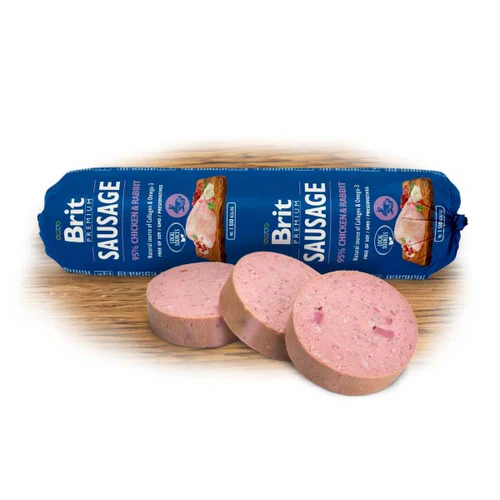 Brit Premium
      
      
       by Nature kobasica za pse, 95% mesa piletine i zečetine, 800g