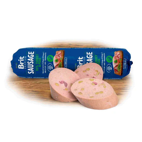 Brit Premium
      
      
       by Nature kobasica za pse, 95% mesa ćuretine i grašak, 800g