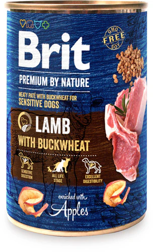 Brit Premium
      
      
       by Nature, mesna pašteta za pse s jagnjetinom i heljdom