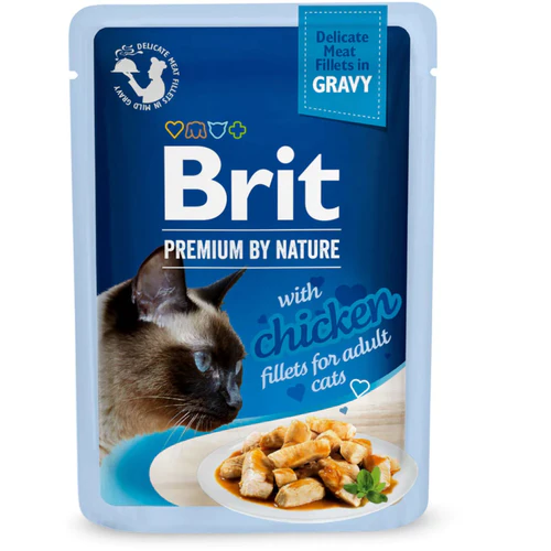 Brit Premium
      
      
       kesica, nežni fileti u želeu s piletinom, 85g