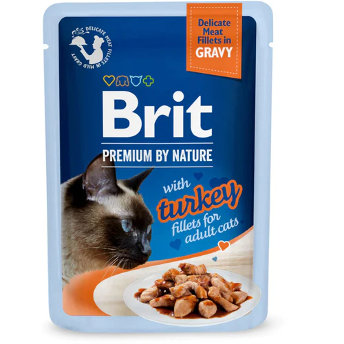 Brit Premium
      
      
       kesica, nežni fileti u sosu s ćuretinom, 85g