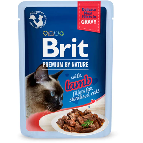 Brit Premium
      
      
       kesica, nežni fileti u sosu Sterilised, s lososom, 85g