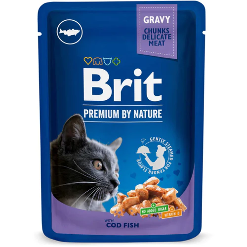 Brit Premium
      
      
       kesica, sočni komadići, bakalar, 100g