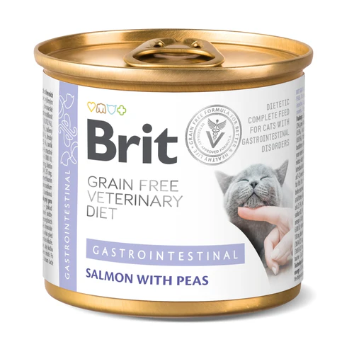 Brit Veterinary Diet
      
      
      BRIT VD Cat Gastrointestinal, kod probavnih poremećaja, bez žitarica, 200g
