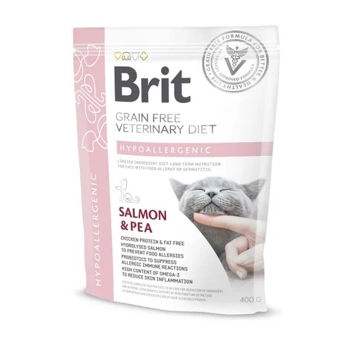 Brit Veterinary Diet
      
      
      BRIT VD Cat Hypoallergenic, kod nepovoljnih reakcija na hranu, bez žitarica