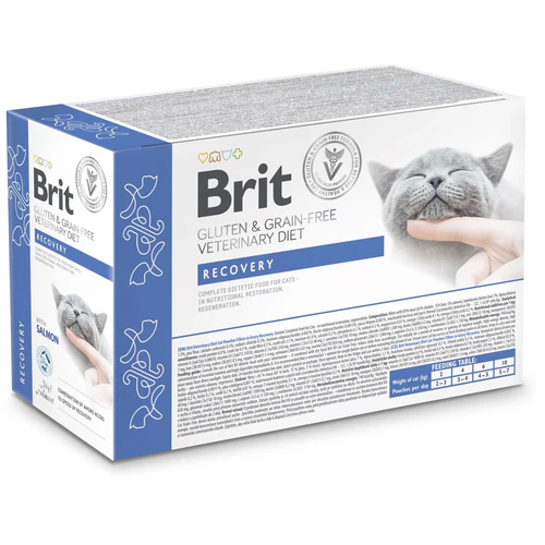 Brit Veterinary Diet
      
      
      BRIT VD Cat Recovery, za nutritivni oporavak, bez žitarica, 12x85g
